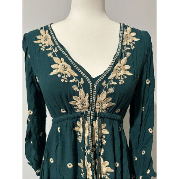 In Loom Hazel Embroidered Bohemian all over speckled floral M - Picture 11 of 12